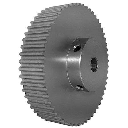 B&B Manufacturing 56-5P15-6A5, Timing Pulley, Aluminum, Clear Anodized,  56-5P15-6A5